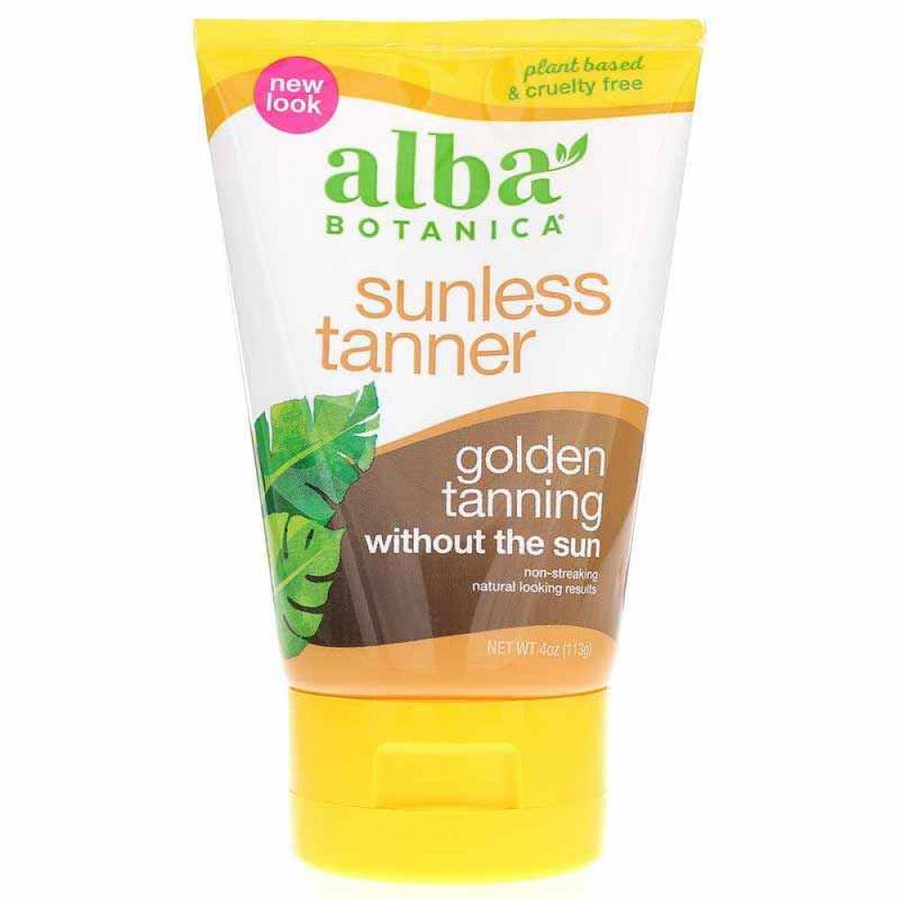 Alba Botanica Sunless Tanner Golden Tanning Without The Sun